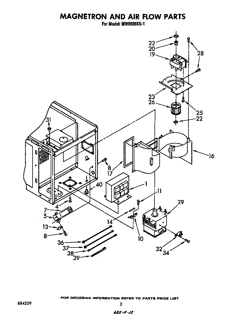 MAGNETRON AND AIRFLOW