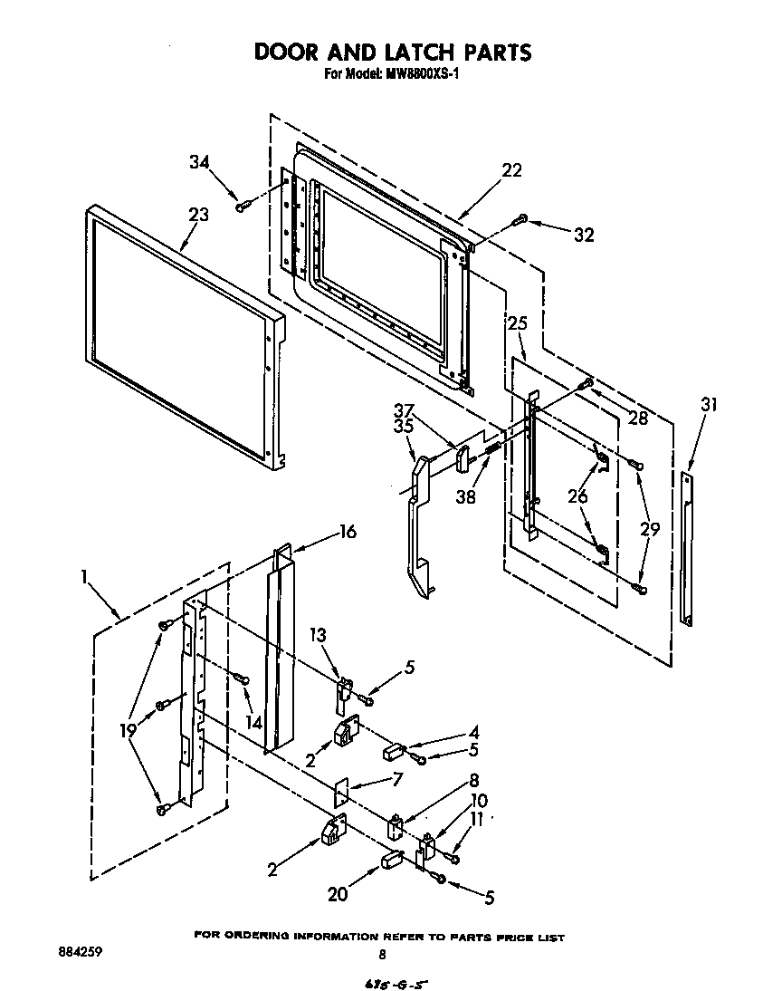 DOOR AND LATCH