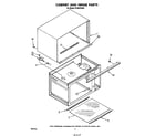 KitchenAid KCMS132S0 cabinet and hinge diagram