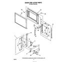 KitchenAid KCMS132S0 door and latch diagram