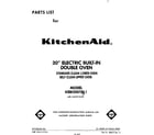 KitchenAid KEBI200TBL1 front cover diagram