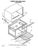 Cabinet and hinge