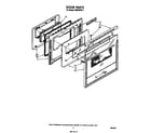 Whirlpool RS675PXK1 door diagram