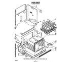 Whirlpool RS610PXK3 oven diagram
