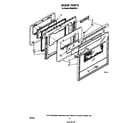 Whirlpool RB265PXK1 door diagram