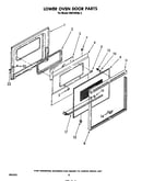 Lower oven door
