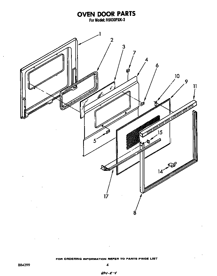 Oven door