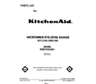KitchenAid KEES702SWB1 front cover diagram