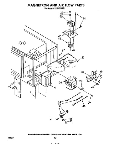 Magnetron and air flow