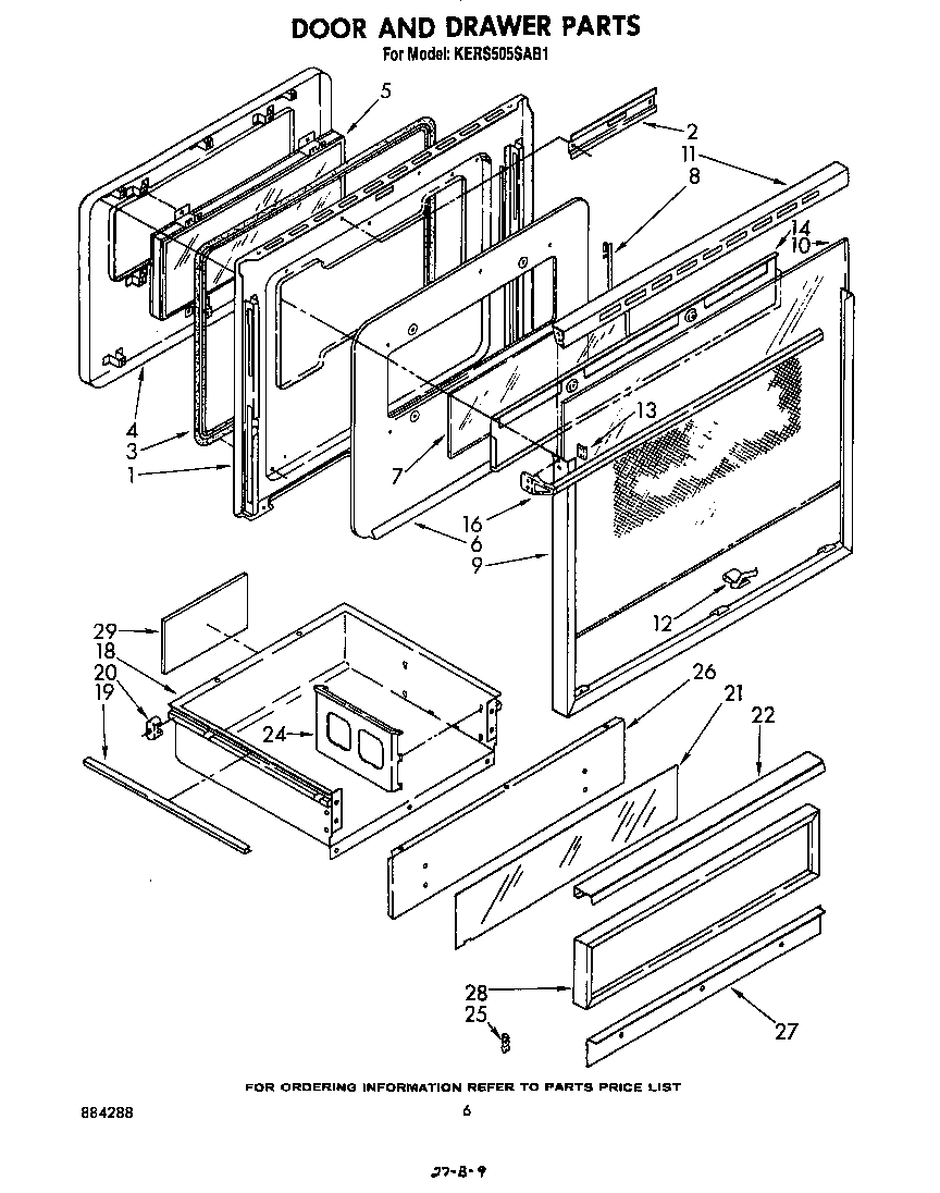 Door and drawer