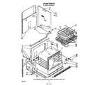 Whirlpool RS610PXV0 oven diagram