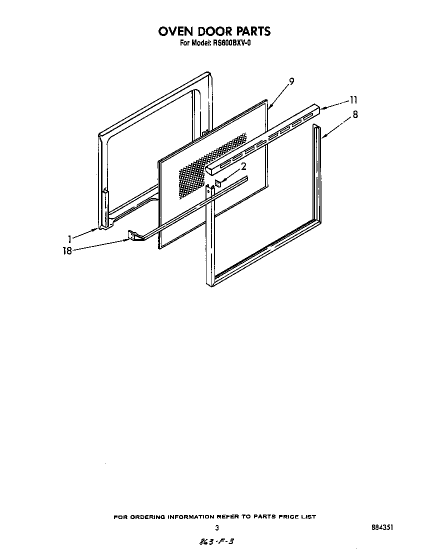 Oven door