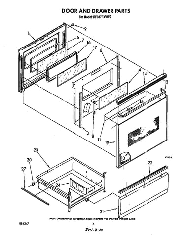 Door and drawer