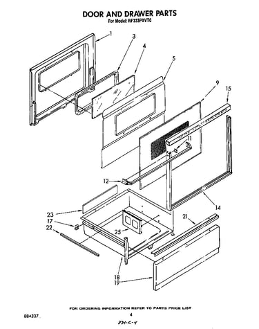 Door and drawer