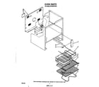 Whirlpool RF3300XVW0 oven diagram
