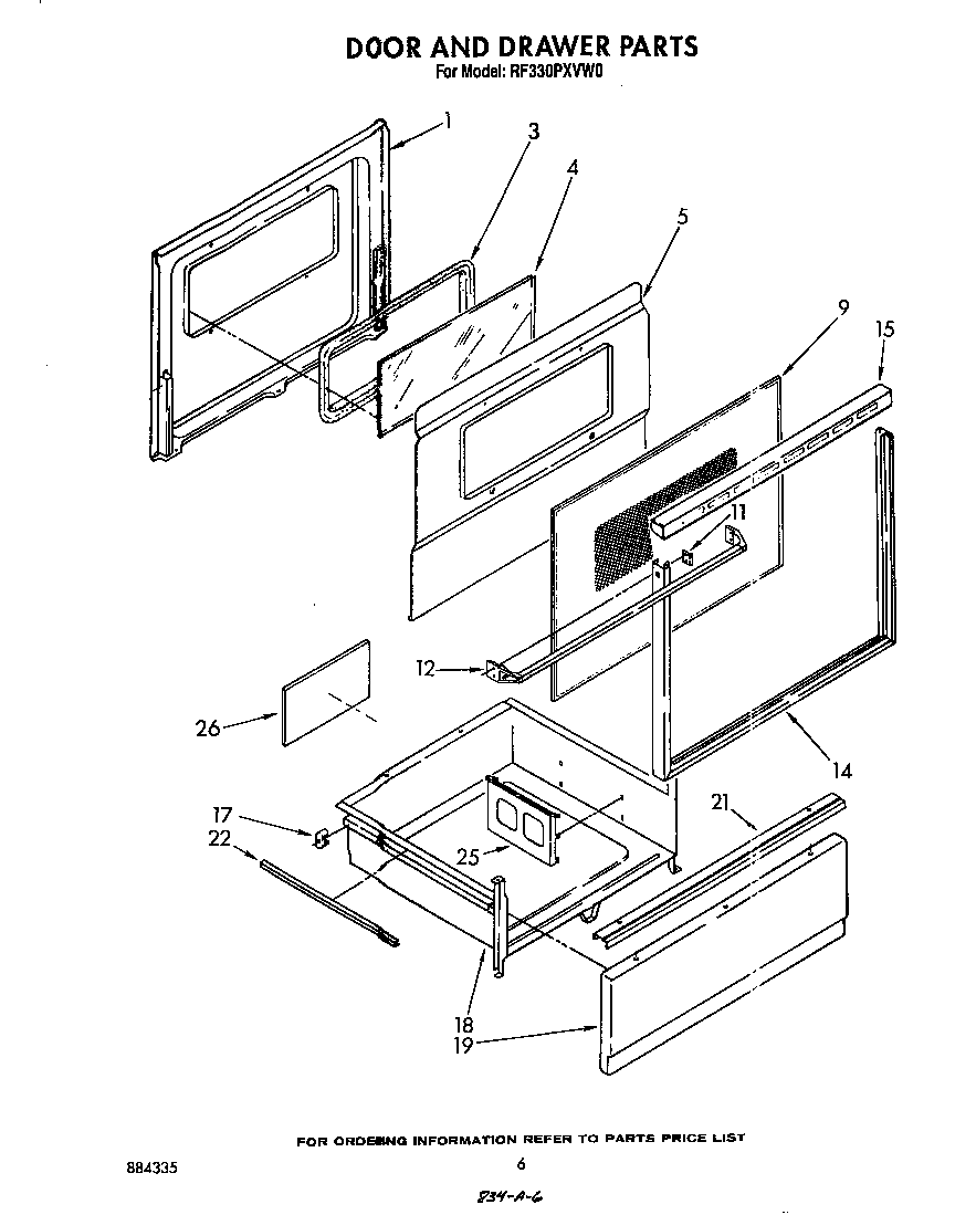 Door and drawer