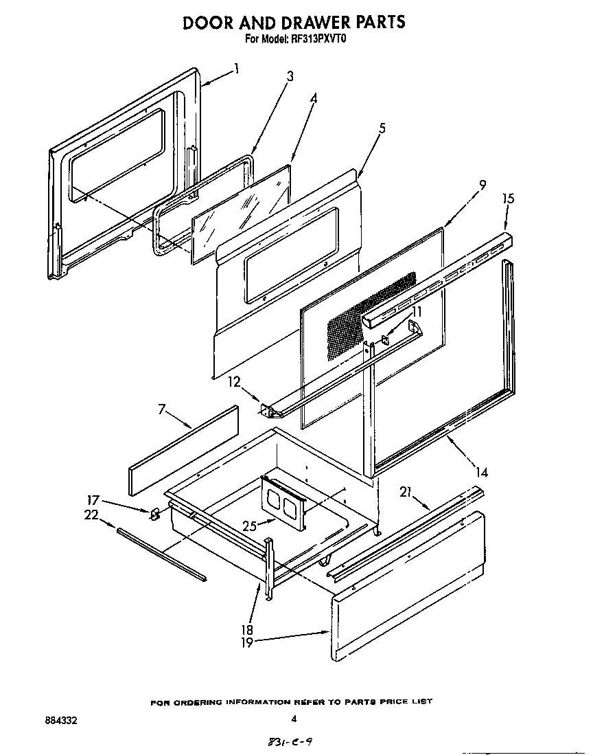 Door and drawer