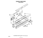 Whirlpool RB120PXK2 control panel diagram