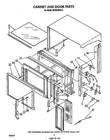Cabinet and door