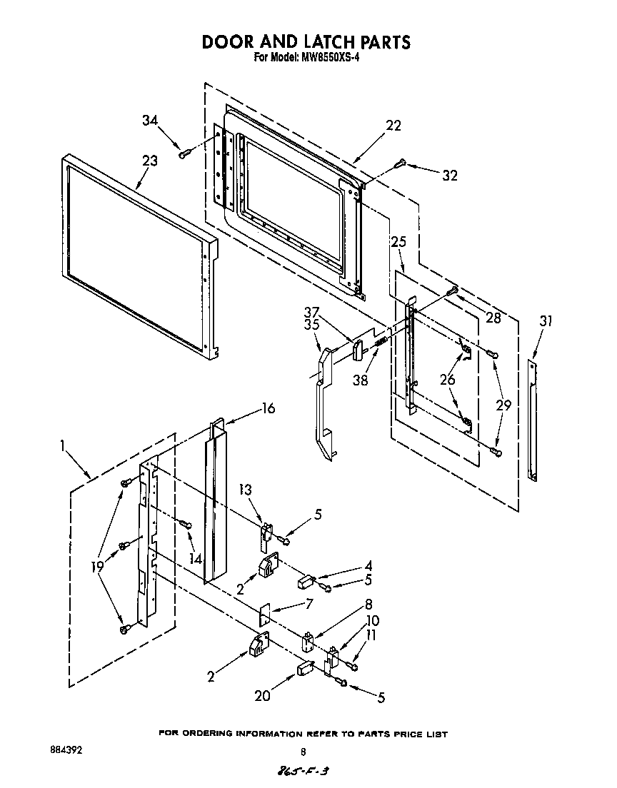 Door and latch