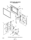 Door and latch