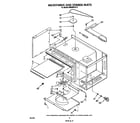 Whirlpool RM286PXV0 microwave and stirrer diagram