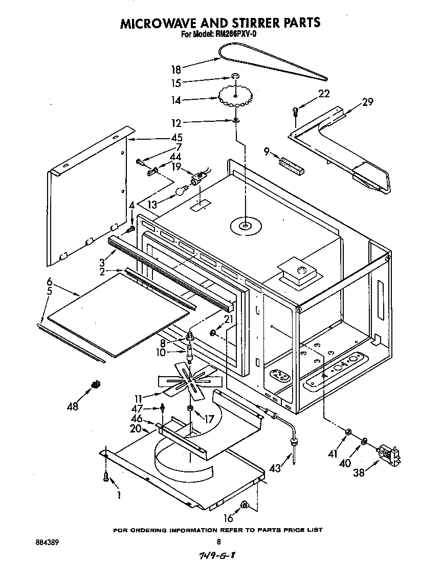 Microwave and stirrer