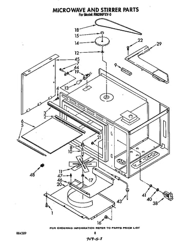 Microwave and stirrer