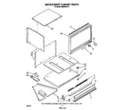 Whirlpool RM286PXV0 cabinet diagram