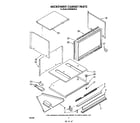 KitchenAid KEMI300VBL0 microwave cabinet diagram