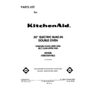 KitchenAid KEBI200VBL0 front cover diagram
