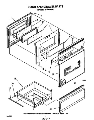 Door and drawer