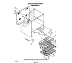 Whirlpool RF396PXVW0 oven chassis diagram