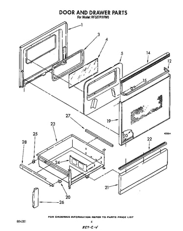 Door and drawer