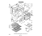 Whirlpool RF327PXVW0 oven diagram