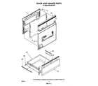 Whirlpool RM978BXVW0 door and drawer diagram