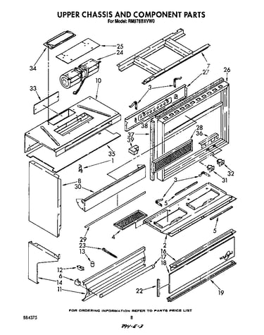 Upper chassis and component