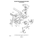 Whirlpool RM978BXVW0 magnetron and air flow diagram