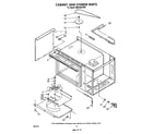 Whirlpool RM978BXVW0 cabinet and stirrer diagram