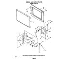 Whirlpool RM978BXVW0 door and latch diagram