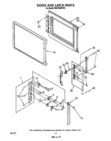 Door and latch