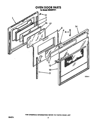 Oven door