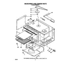 Whirlpool RM288PXV1 microwave and stirrer diagram