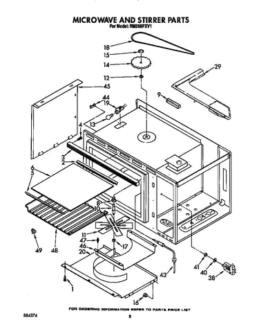 Microwave and stirrer