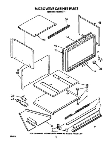 Microwave cabinet
