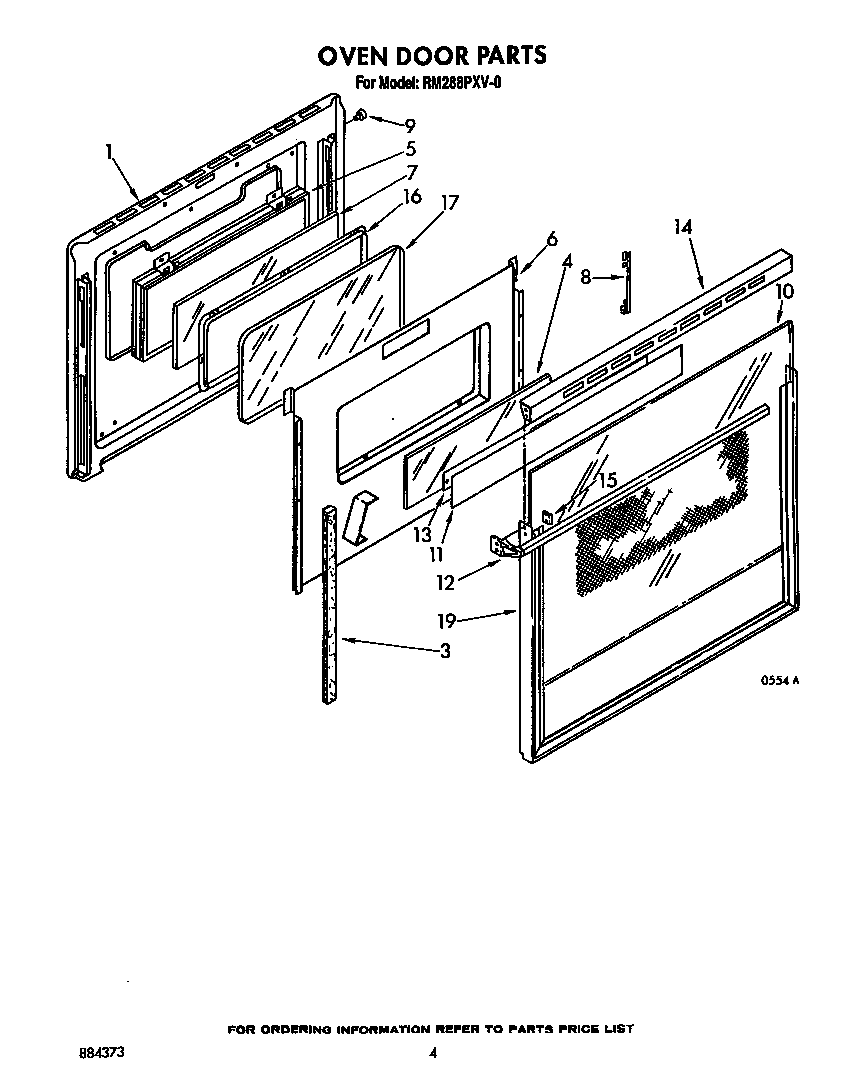 Oven door