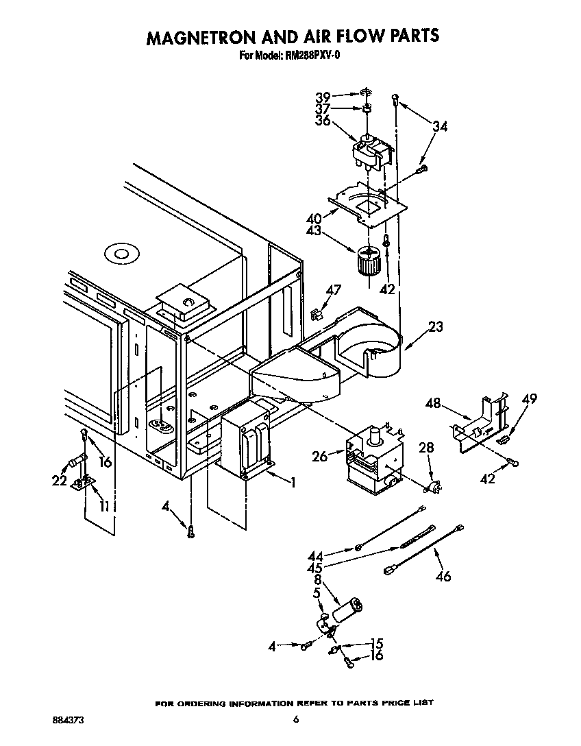 Magnetron and air flow