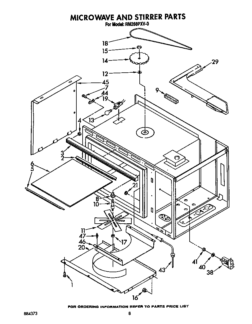 Microwave and stirrer