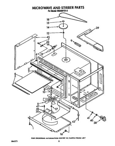 Microwave and stirrer