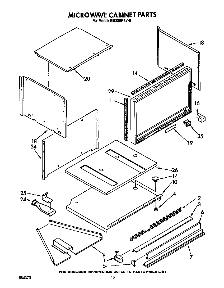 Microwave cabinet